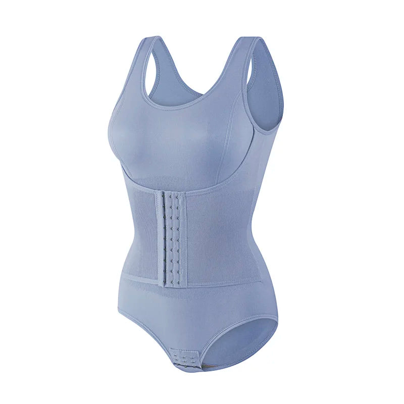 Bravellea Bodysuit Shapewear - Double Breasted Tummy Control Postpartum Corset