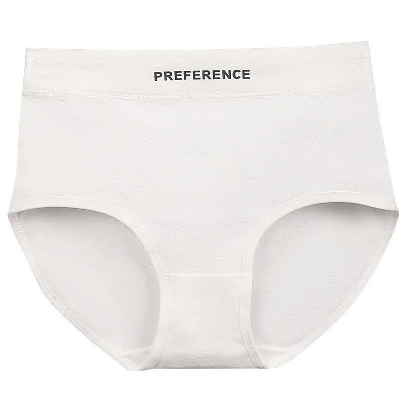 Bravellea Plus Size Cotton Panties 4-Pack - High Waist Breathable Briefs.