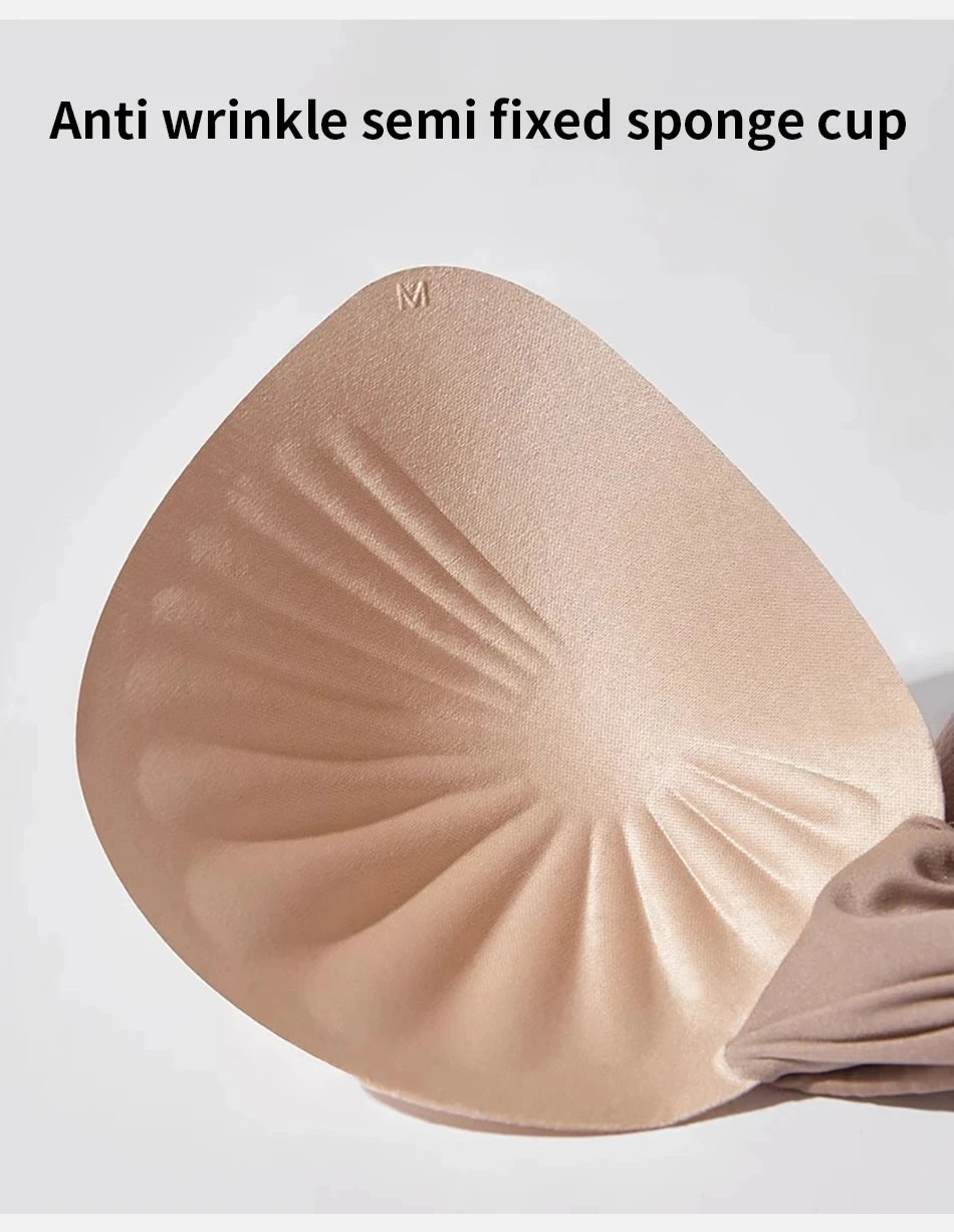Bravellea Seamless Wireless Bra - Thin Style Anti-Sagging Push-Up 1-2 Pack