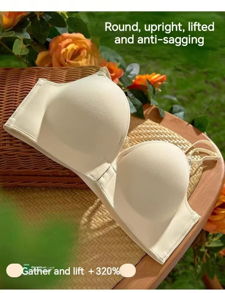 Bravellea Front Closure Push-Up Bra - 12CM Ultra Thick Padded for Small Chest