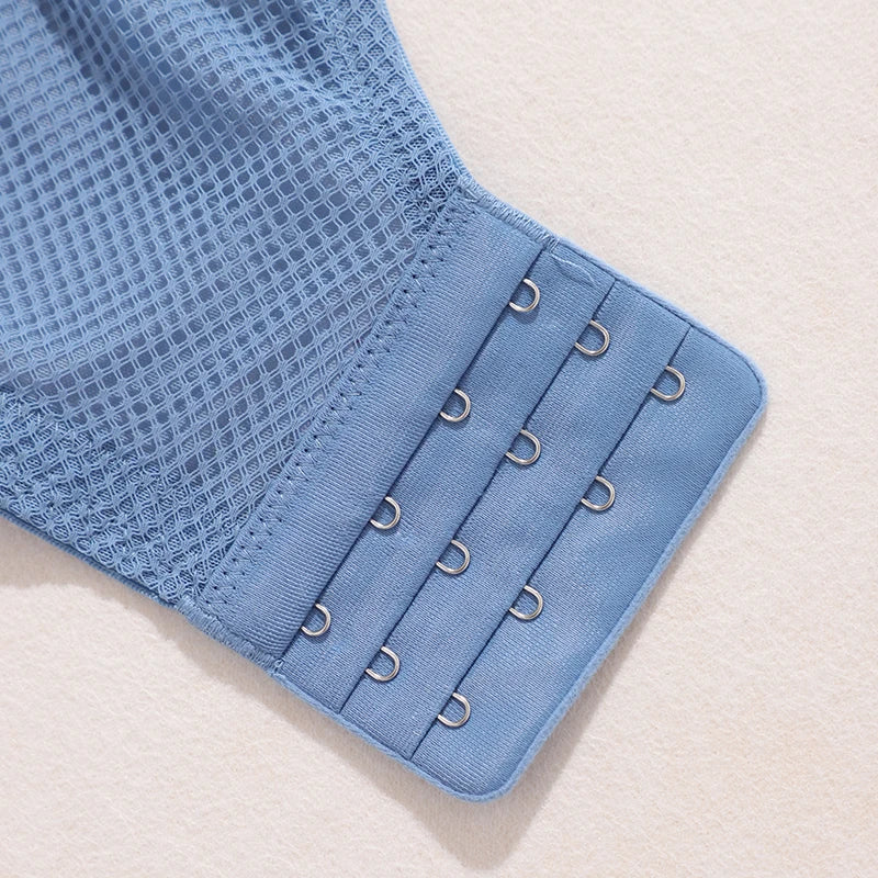 Bravellea Plus Size Lace Bralette - Autumn Winter Wide Strap Push-Up Crop Top