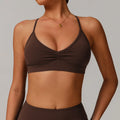 Bravellea Sexy Back Sports Bra - Shockproof High Support Quick-Drying Top