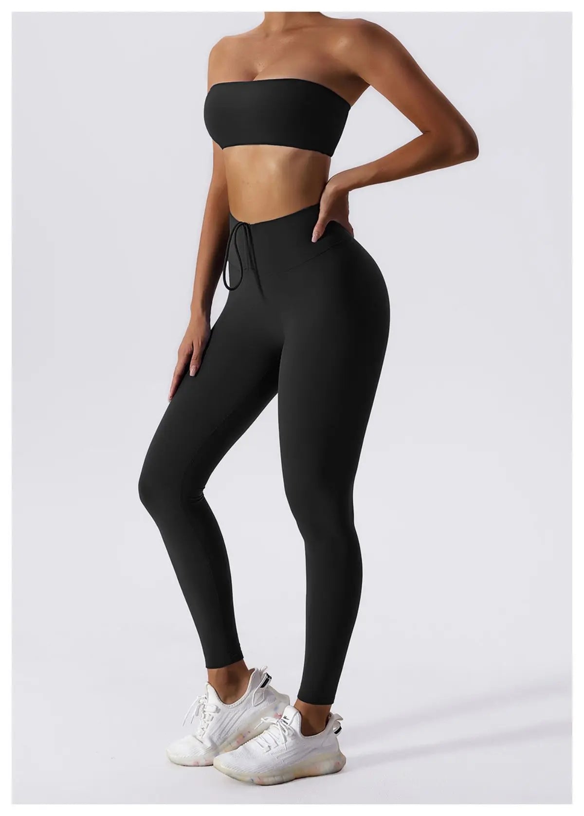 Bravellea Strapless Sports Bra - Quick-Drying Tube Top Fitness Chest Wrap