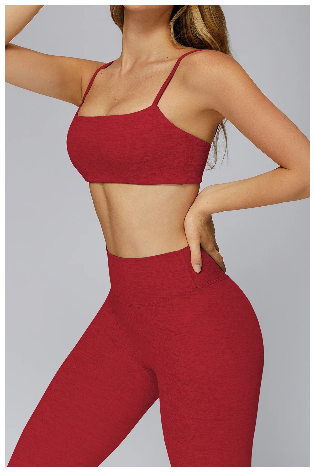 Bravellea Hollow Back Yoga Bra - Push-Up Quick-Drying Fitness Sports Top