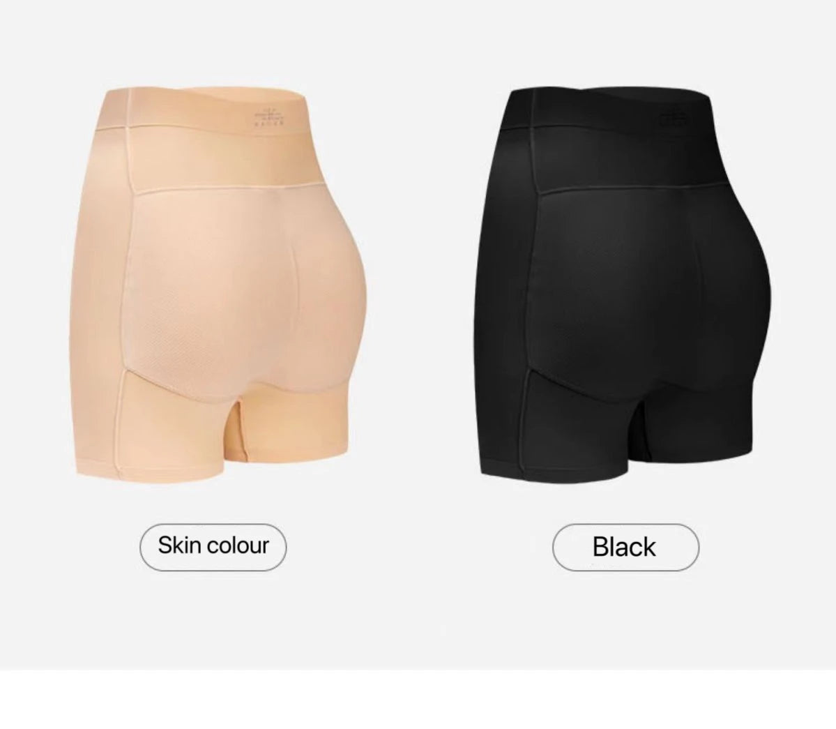 Bravellea Padded Butt Lifter Panties - Body Shaper Push Up Enhancer.