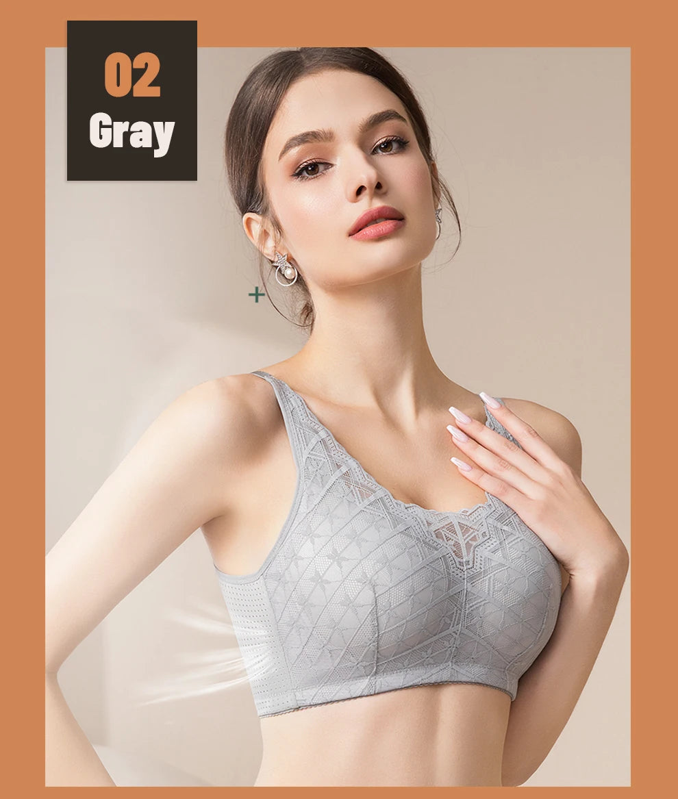 Bravellea Mastectomy Bra - Breathable Pocket with Breast Form Pads Included