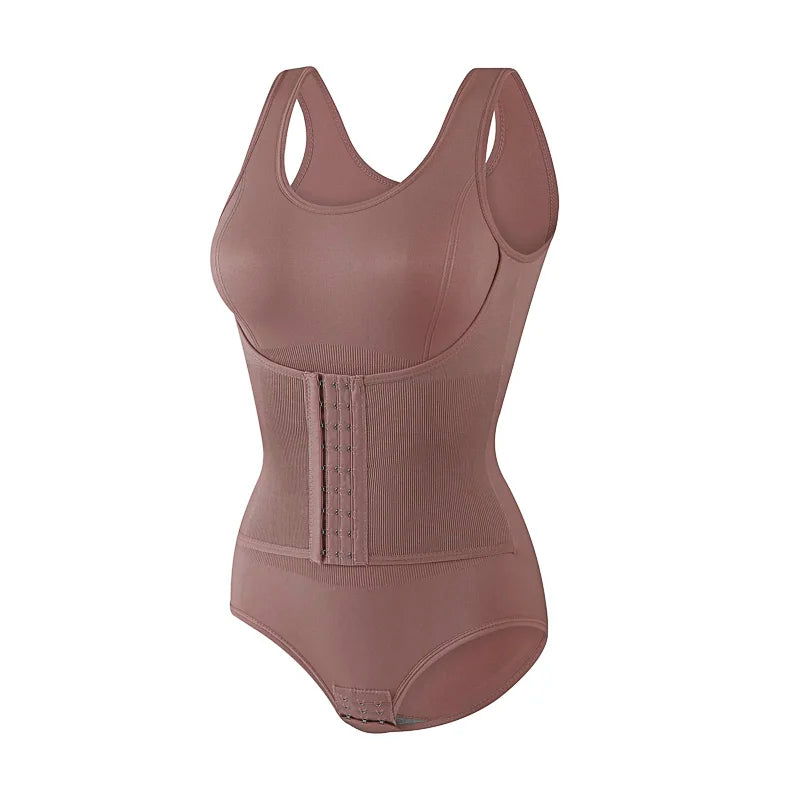 Bravellea Bodysuit Shapewear - Double Breasted Tummy Control Postpartum Corset