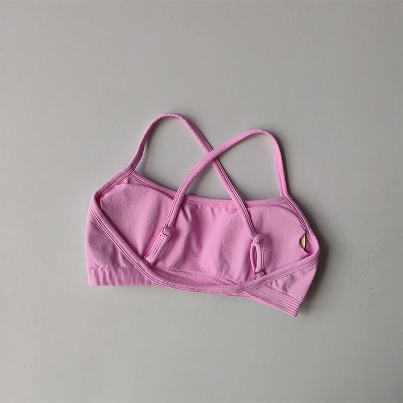 Bravellea Shockproof Seamless Sports Bra - Beautiful Back Gym Crop Top