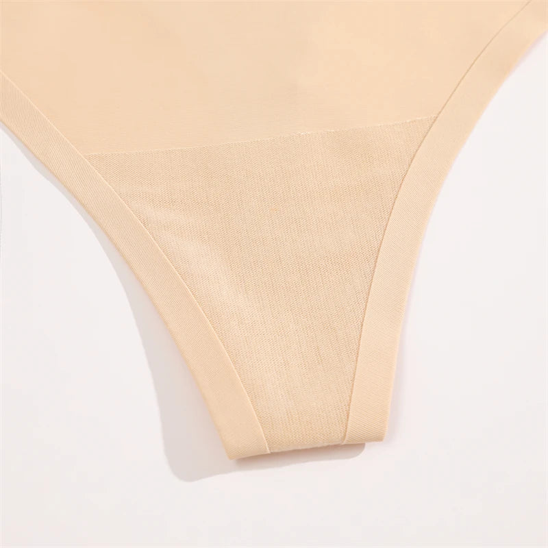 Bravellea Seamless Shapewear Thongs 3-Pack - High Waist Tummy Control