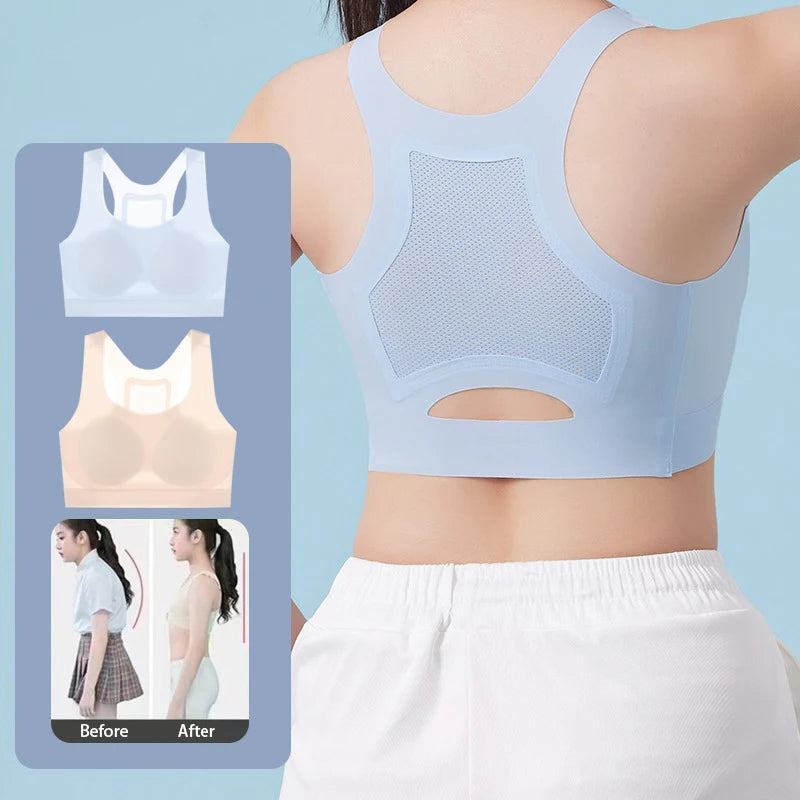 Bravellea Girls Training Bra - Seamless Sport Vest for Teens & Adolescents