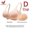 Bravellea Silicone Breast Form Bra - Crossdresser B-E Cup Detachable Cosplay