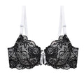Bravellea Sexy Lace Underwire Bra - Plunge Push-Up Padded A-C Cup