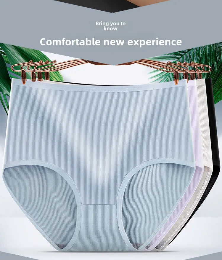 Bravellea High Waist Shaping Panties 5-Pack - Body Sculpting Plus Size Briefs.