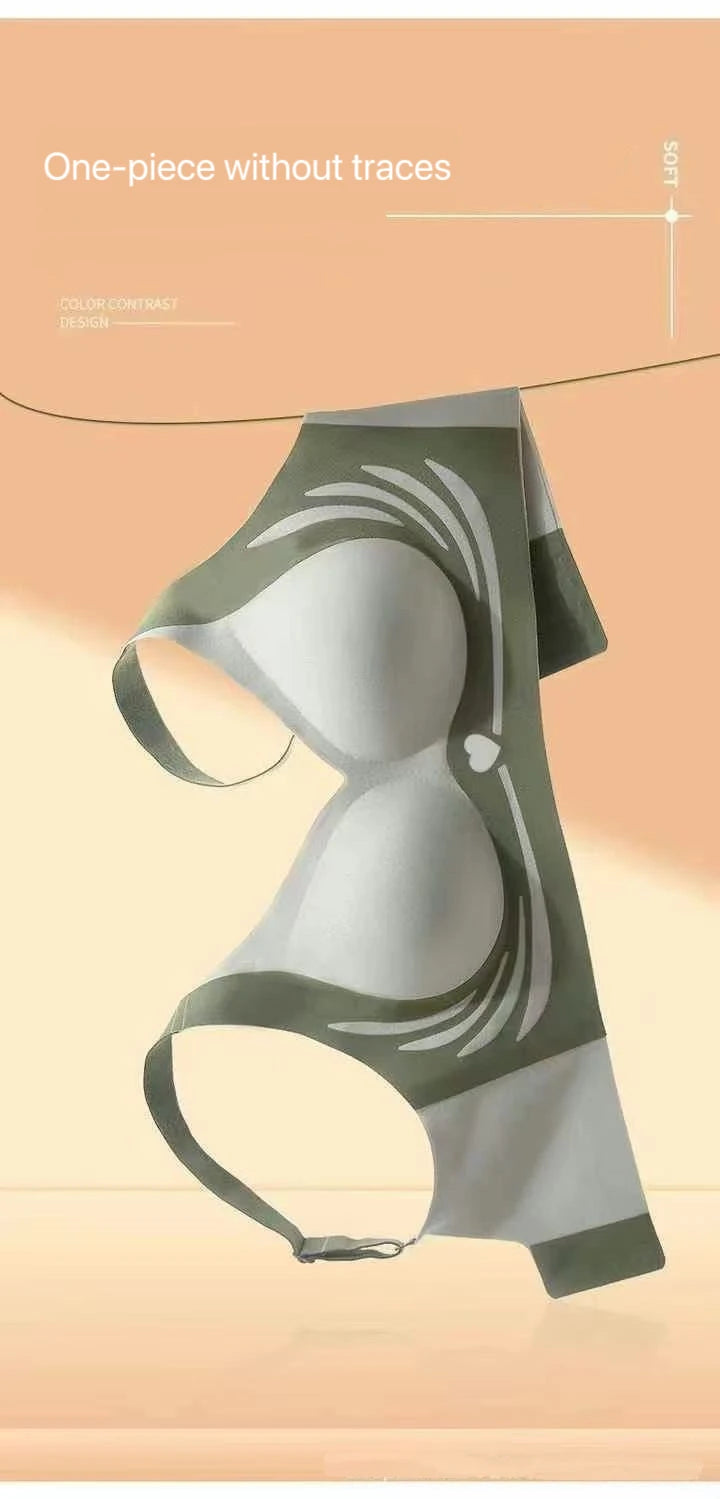 Bravellea Seamless Vest Bra - Wireless Push-Up Anti-Sagging Camisole