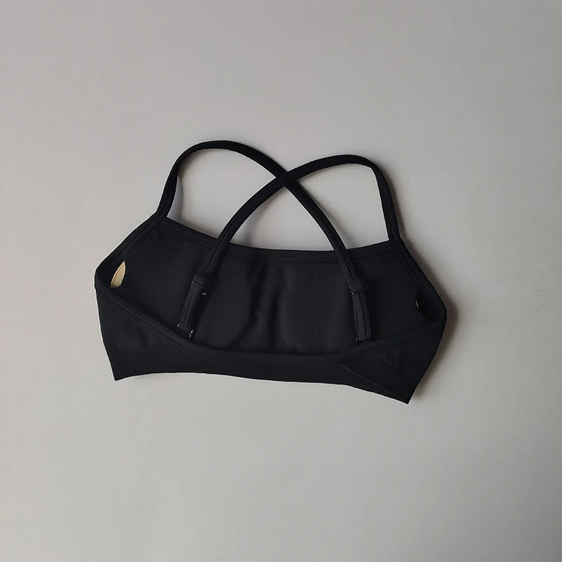 Bravellea Shockproof Seamless Sports Bra - Beautiful Back Gym Crop Top
