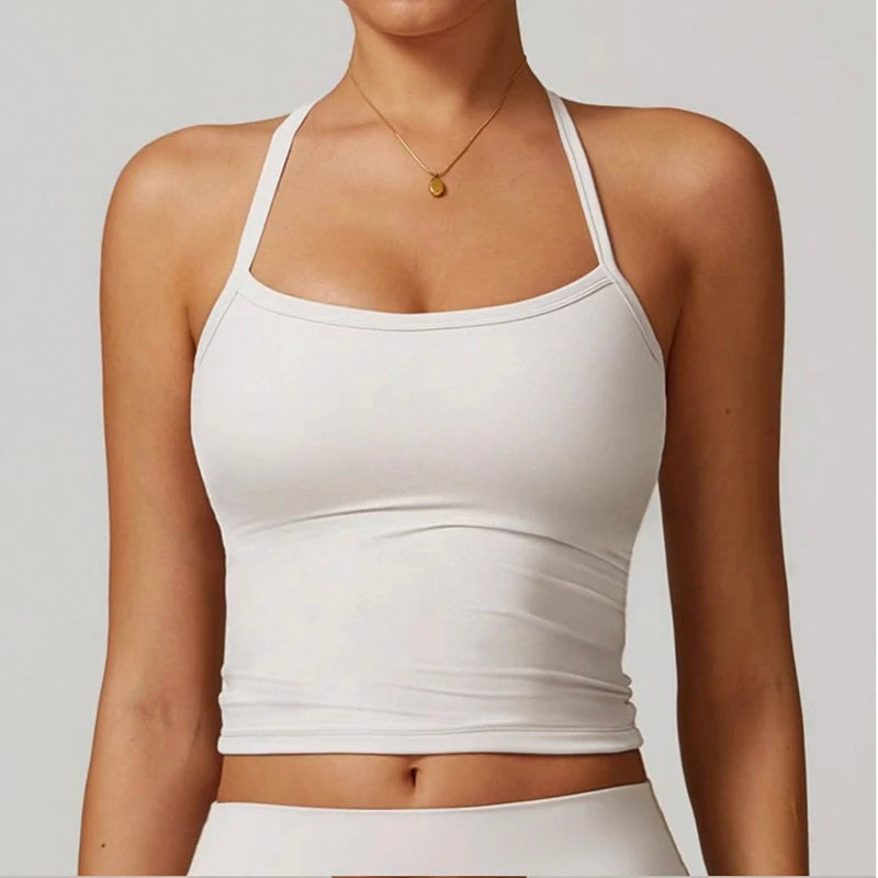 Bravellea Slim Fit Nude Sports Bra - Yoga Fitness Vest Pilates Top