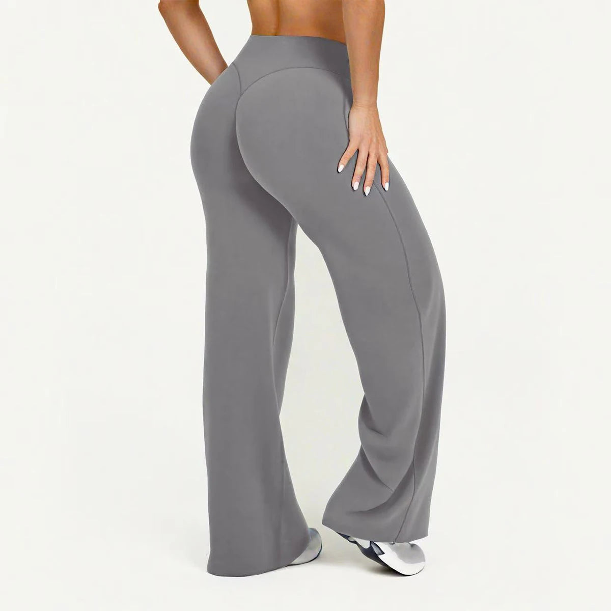 Bravellea High Neck Sports Bra & Leggings Set - Gym Top with Built-In Cups