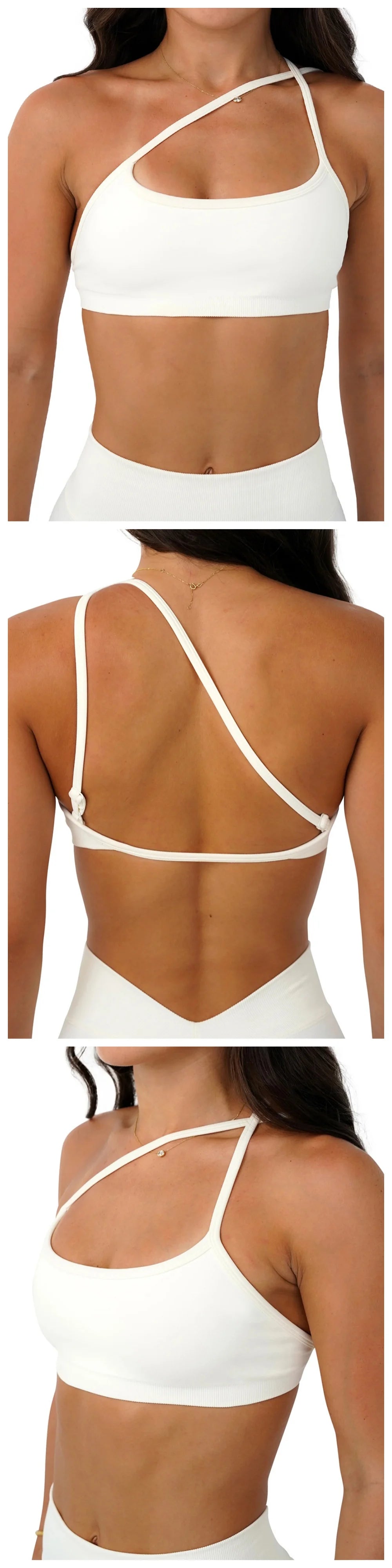 Bravellea Seamless Yoga Bra - 3-Way Convertible Strap with Removable Pads