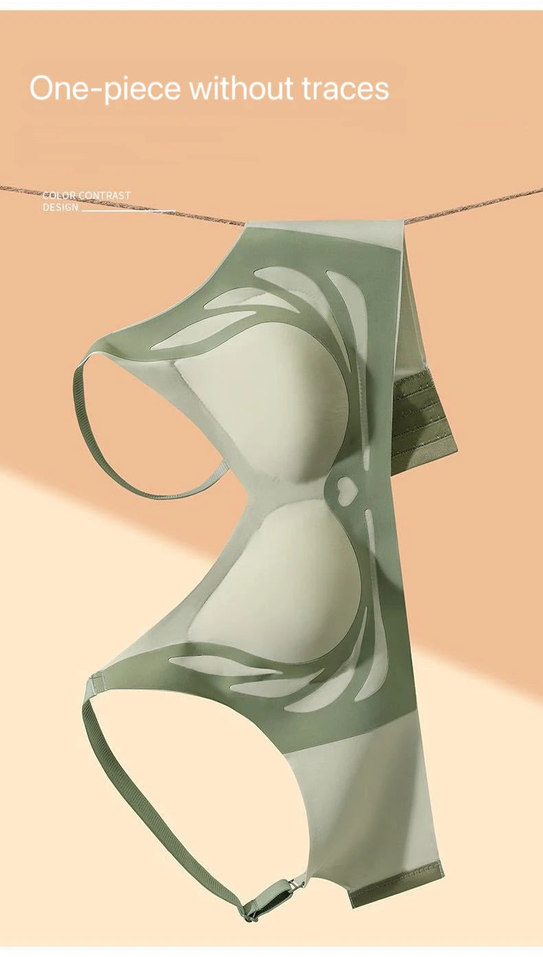 Bravellea Seamless Vest Bra - Wireless Push-Up Anti-Sagging Camisole