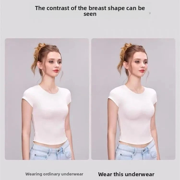 Bravellea 10CM Push-Up Strapless Bra - Extreme Lift Anti-Slip for Small Bust
