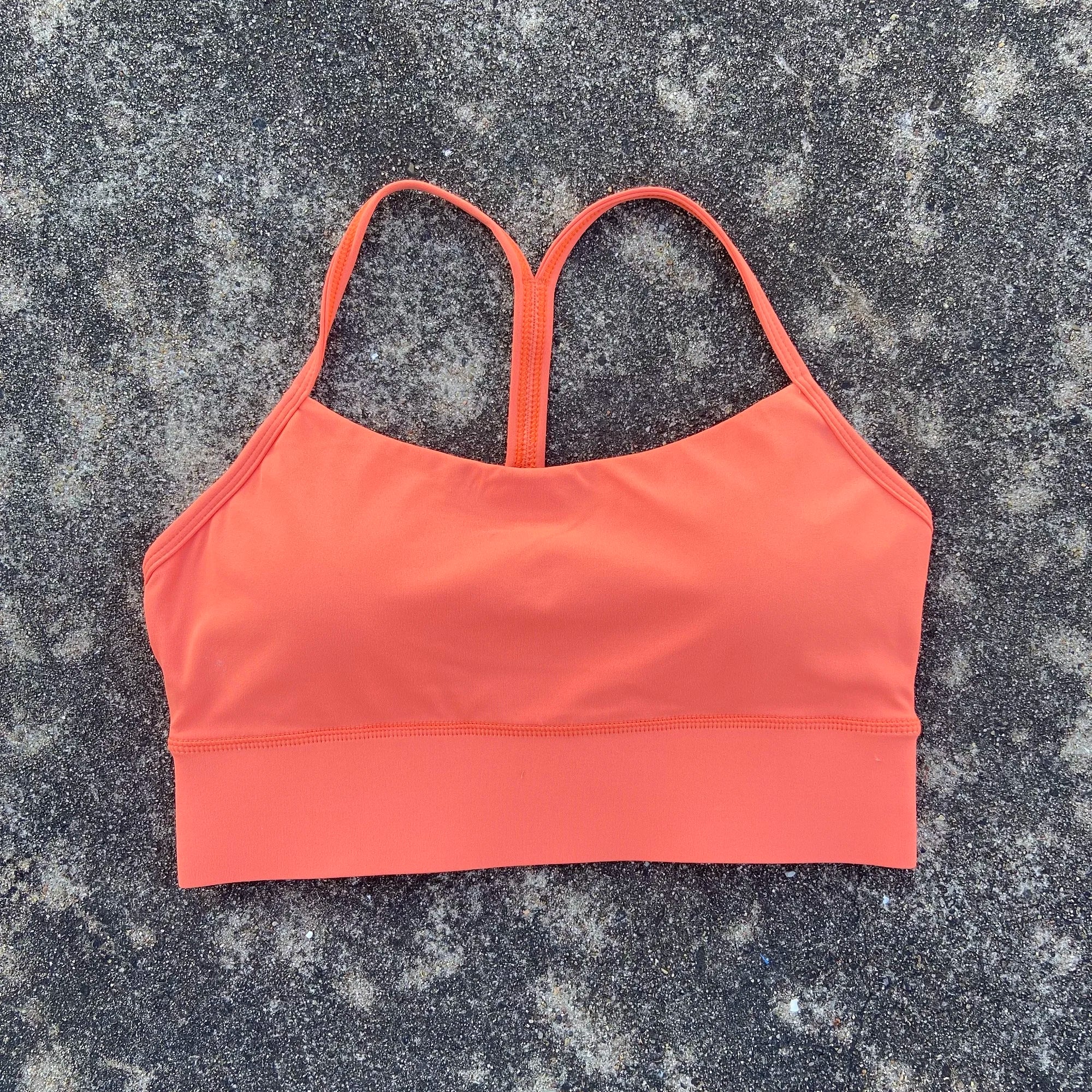 Bravellea Solid Color Y-Line Sports Bra - High Strength Gym Yoga Top with Chest Pad