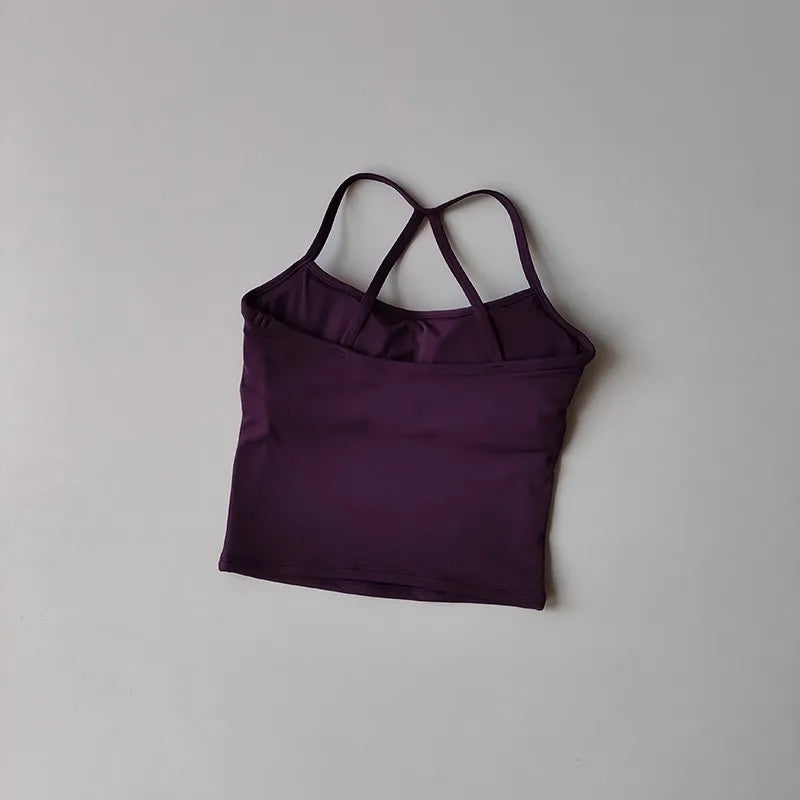 Bravellea Slim Fit Nude Sports Bra - Yoga Fitness Vest Pilates Top