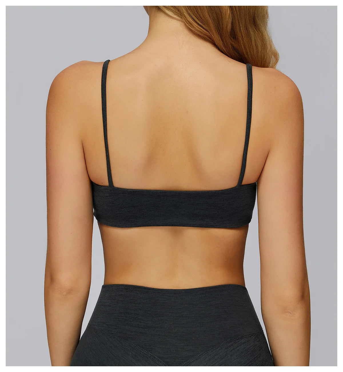 Bravellea Hollow Back Yoga Bra - Push-Up Quick-Drying Fitness Sports Top