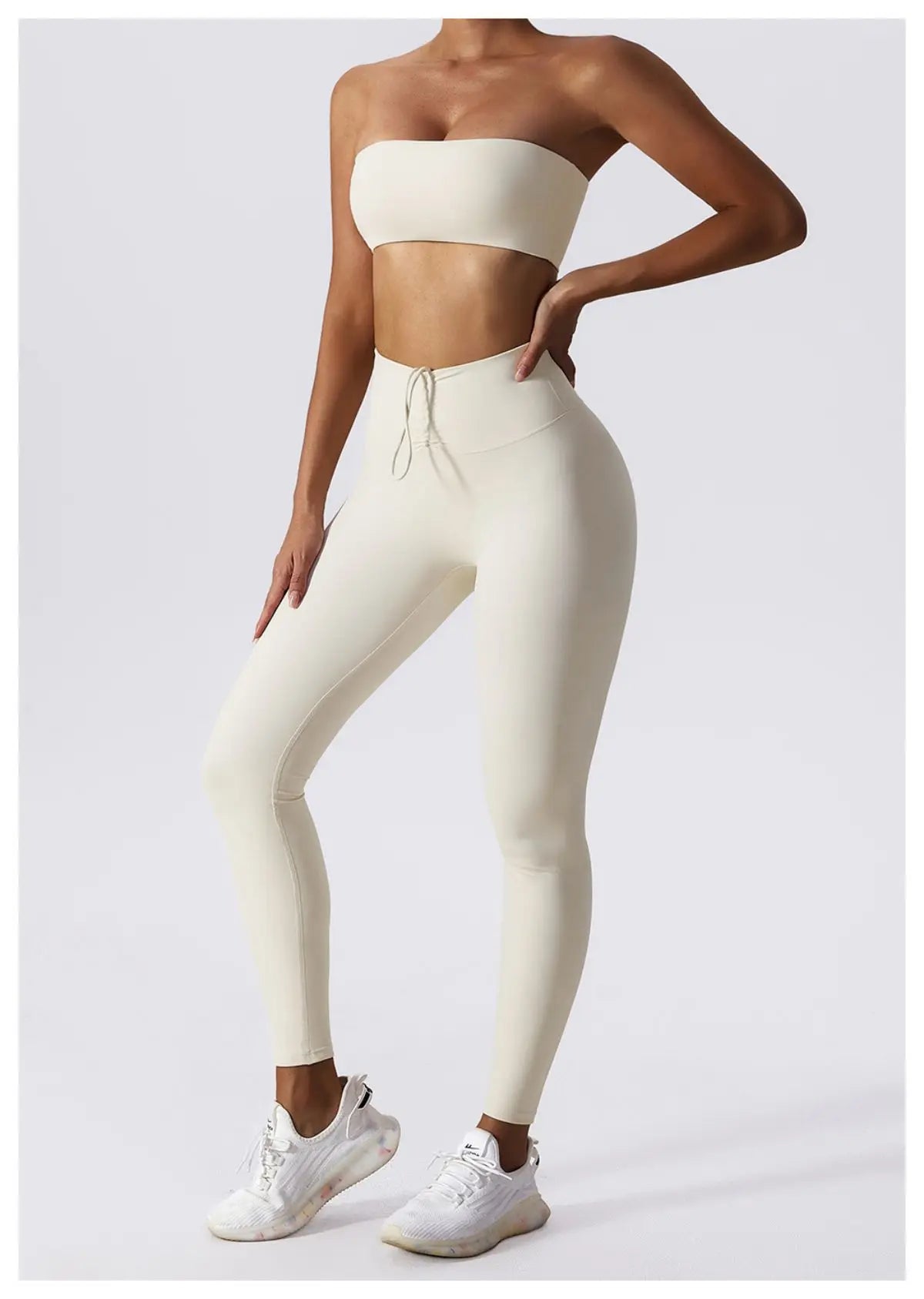 Bravellea Strapless Sports Bra - Quick-Drying Tube Top Fitness Chest Wrap