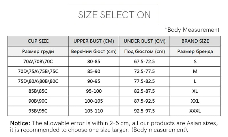 Bravellea Plus Size Seamless Wireless Bra - Plunge Padded Push-Up Bralette