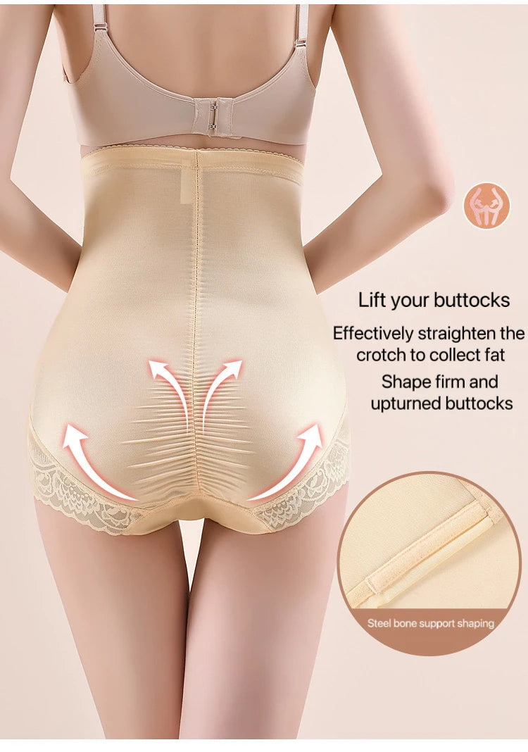 Bravellea Postpartum Shaping Briefs 2-Pack - High Waist Tummy Control Panties.