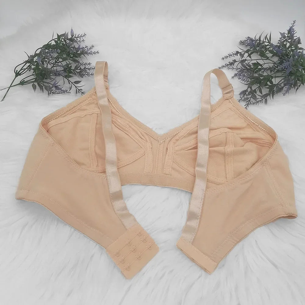 Bravellea Plus Size Wireless Bra - Full Coverage Lace C-F Cup 85-115
