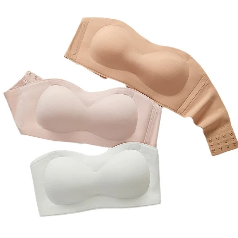 Bravellea Strapless Adhesive Bra Set - Push-Up Non-Slip Invisible 2pcs