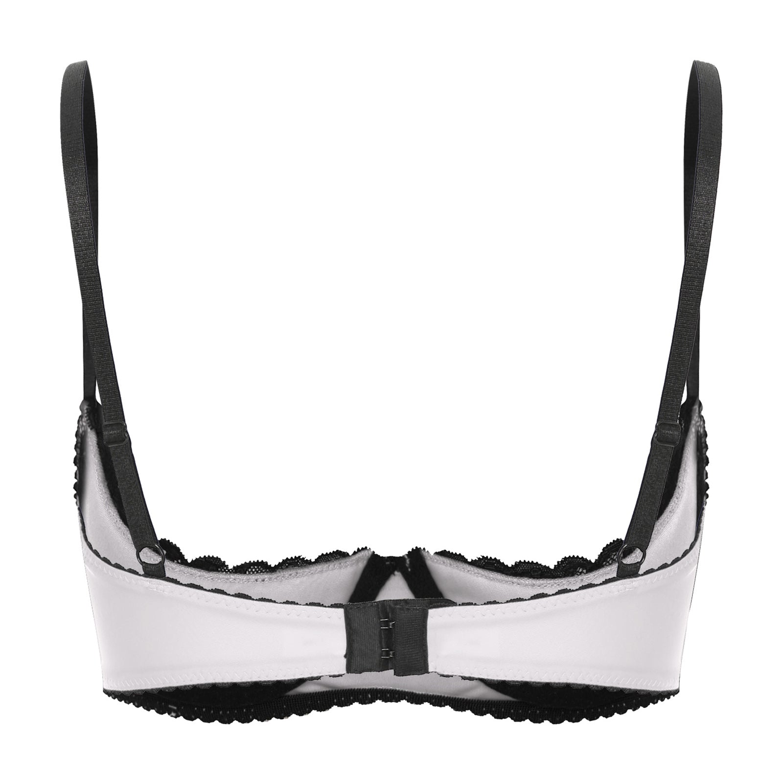 Bravellea Sexy Lace Underwire Bra - Half Cup Push-Up Floral Brassiere