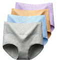 Bravellea Cotton Shaping Panties 4-Pack - High Waist Body Slim Briefs Plus Size