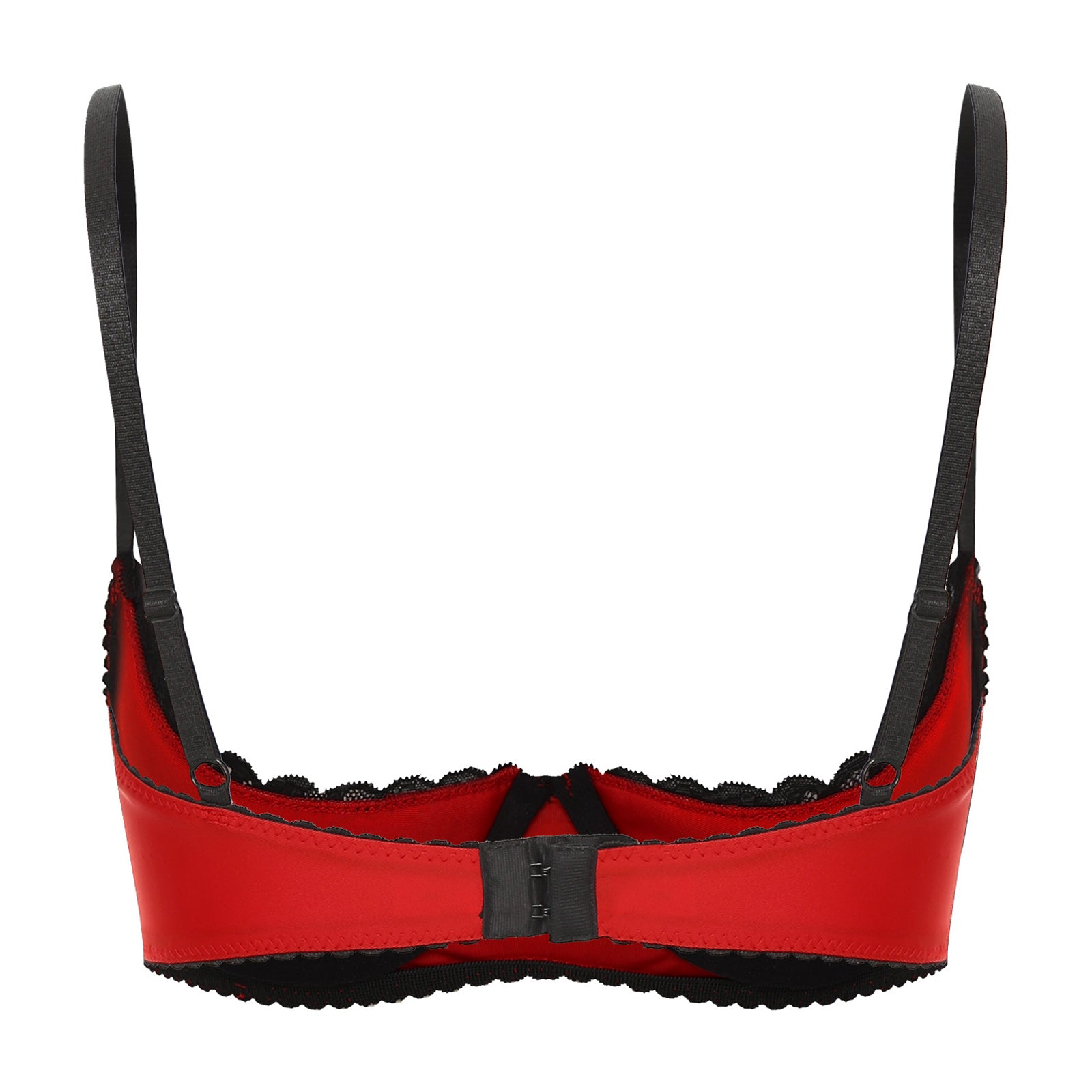 Bravellea Sexy Lace Underwire Bra - Half Cup Push-Up Floral Brassiere