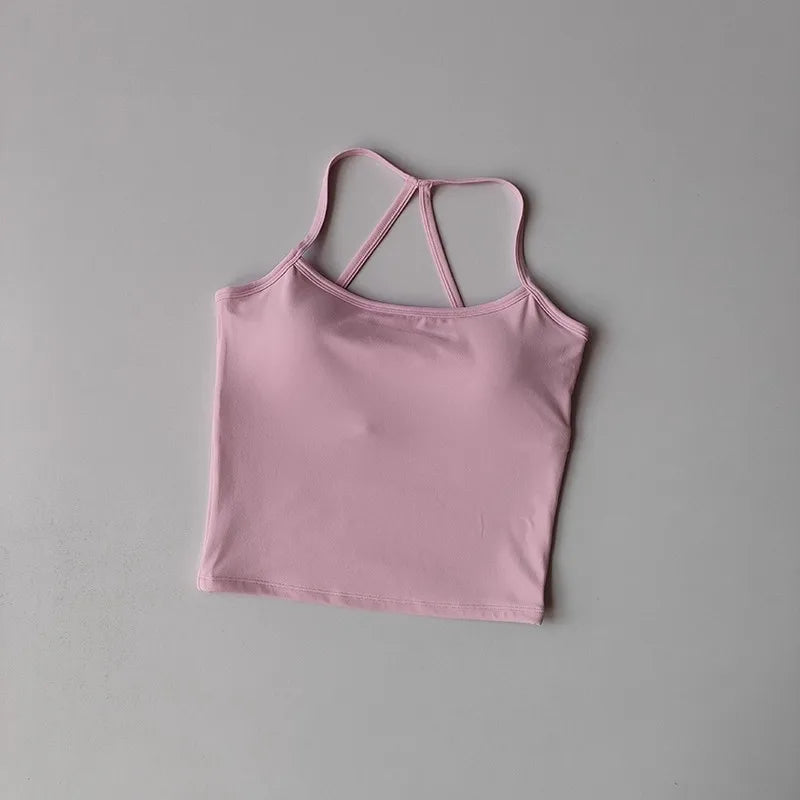 Bravellea Slim Fit Nude Sports Bra - Yoga Fitness Vest Pilates Top