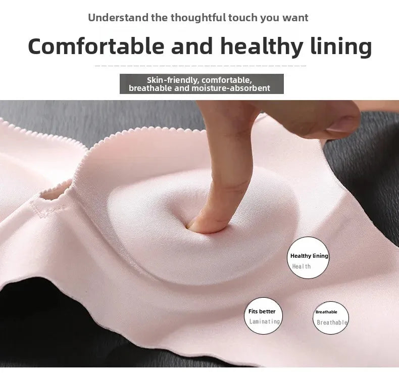 Bravellea Dual-Density Push-Up Bra - 6CM Lower Padded Wireless for Small Bust