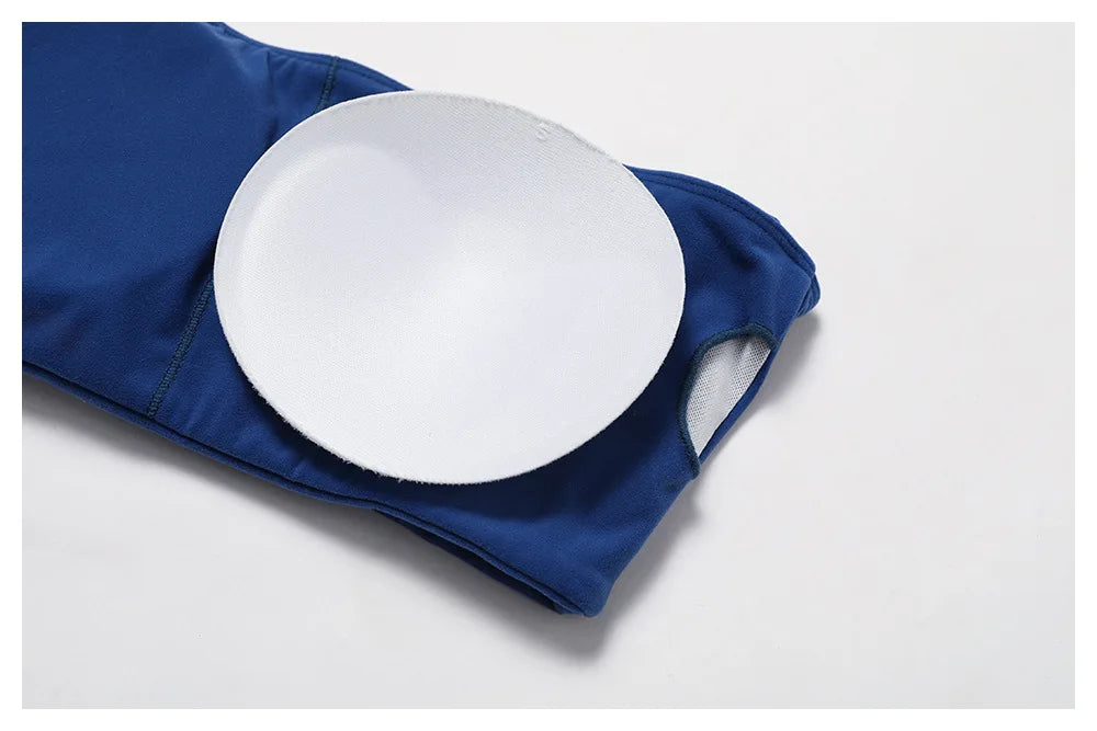 Bravellea Strapless Sports Bra - Quick-Drying Tube Top Fitness Chest Wrap