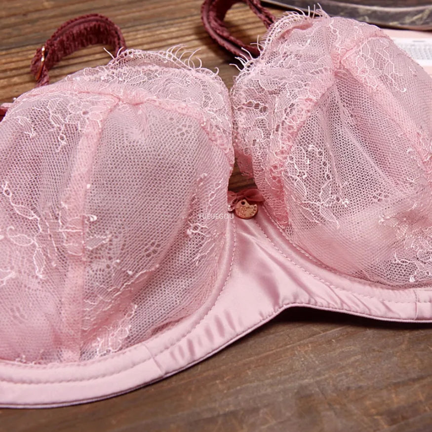 Bravellea Plus Size Minimizer Bra - Ultra Thin Wireless Full Coverage D-H Cup