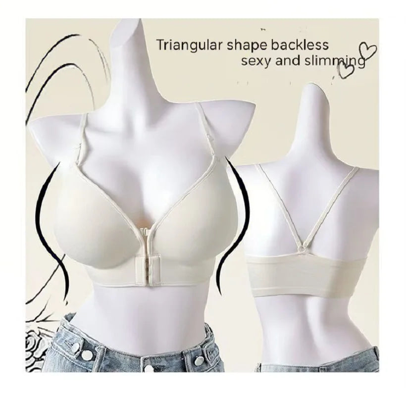Bravellea Front Closure Push-Up Bra - 12CM Ultra Thick Padded for Small Chest