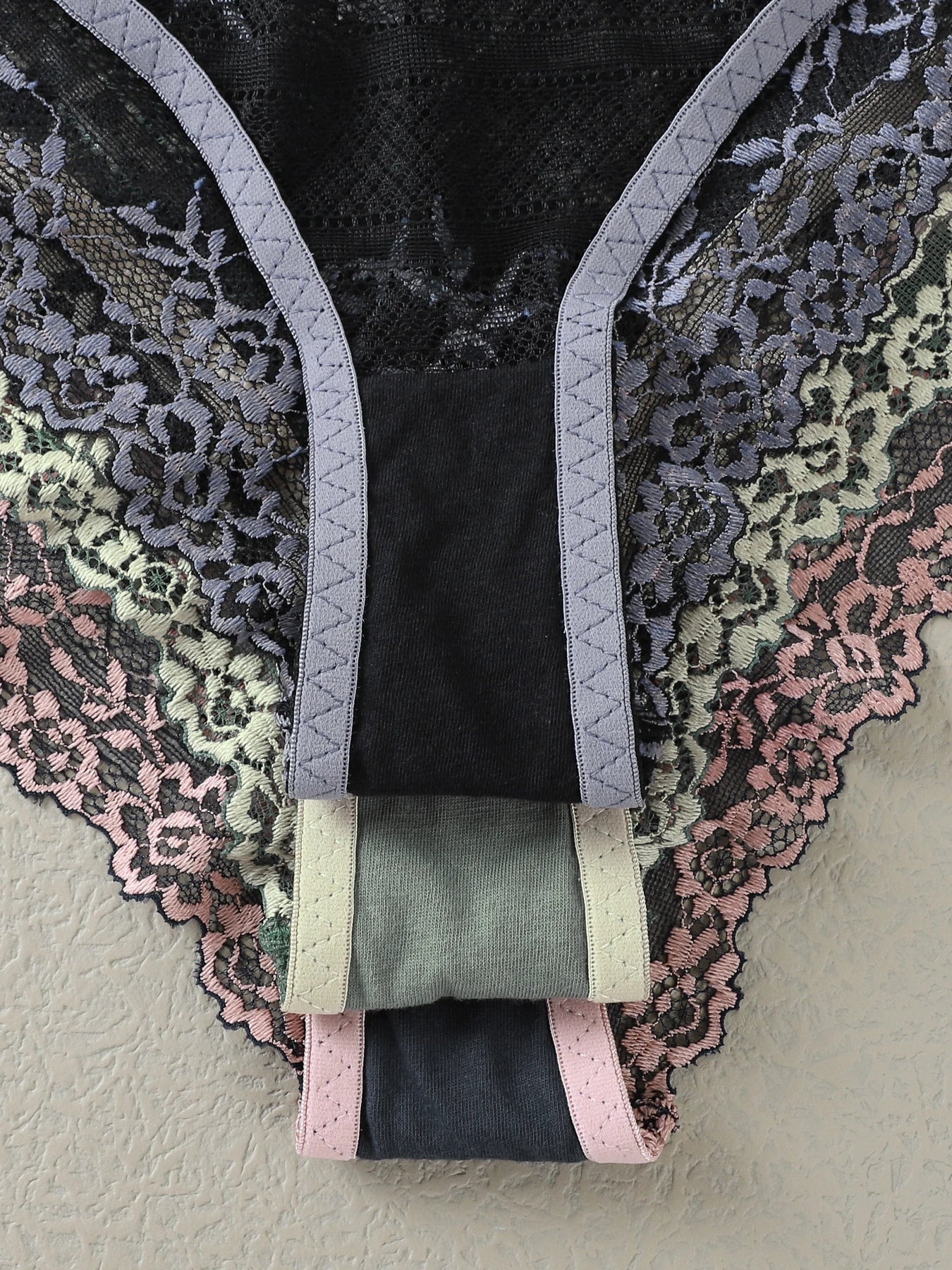 Bravellea See-Through Lace Lingerie Set - 2-Piece Underwire Bra & Panty