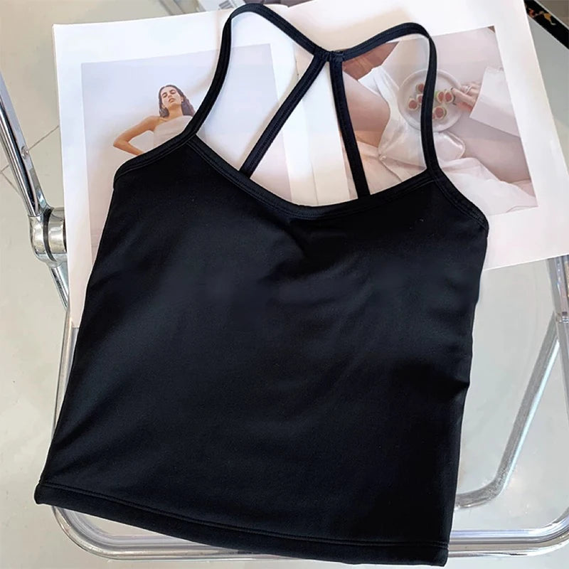Bravellea Slim Fit Nude Sports Bra - Yoga Fitness Vest Pilates Top