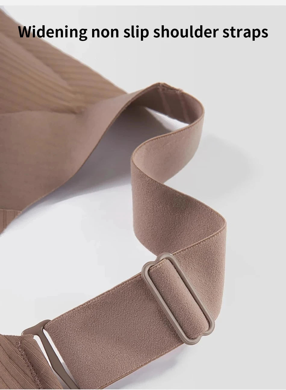 Bravellea Seamless Wireless Bra - Thin Style Anti-Sagging Push-Up 1-2 Pack