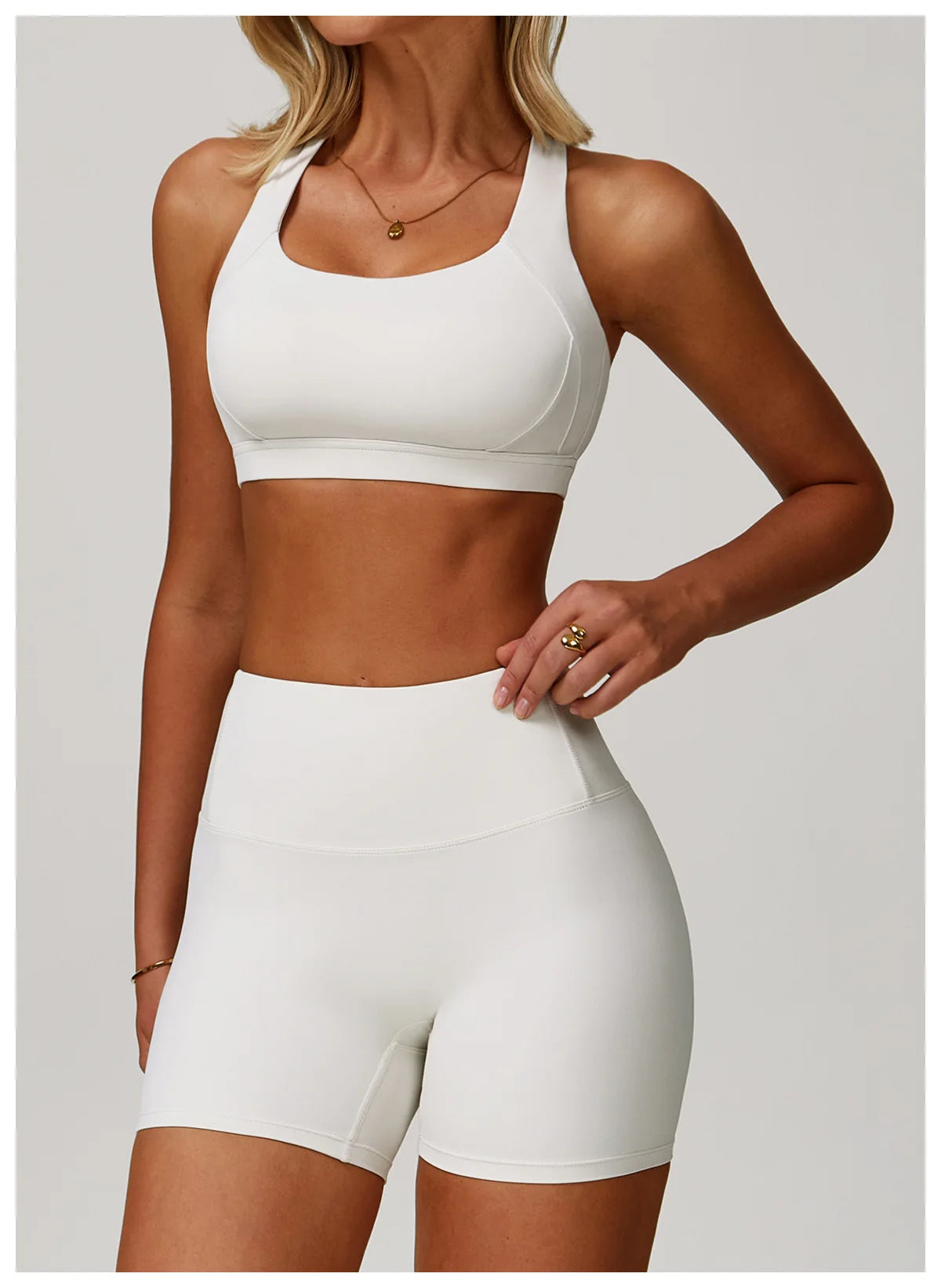 Bravellea Crossed Shoulder Strap Sports Bra - Summer Yoga Running Top