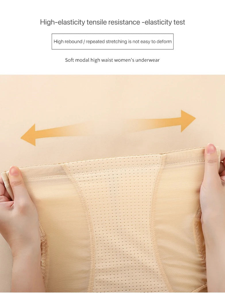 Bravellea Postpartum Shaping Briefs 2-Pack - High Waist Tummy Control Panties.