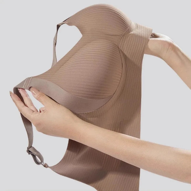 Bravellea Wireless Sports Bra - Seamless Anti-Sagging Lift for Small Breasts