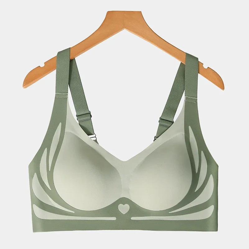 Bravellea Seamless Vest Bra - Wireless Push-Up Anti-Sagging Camisole