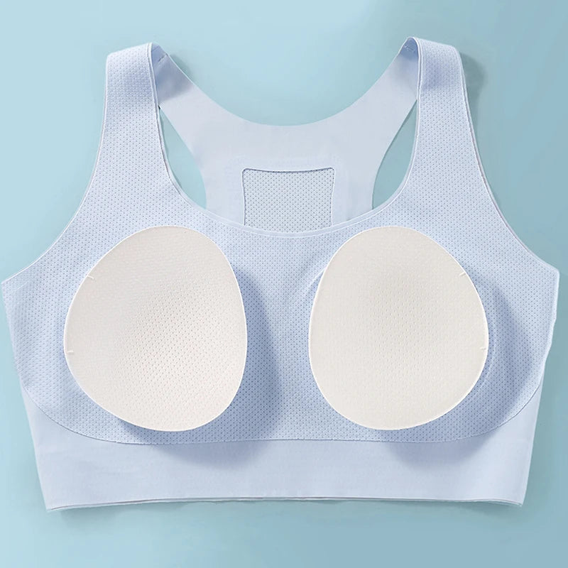Bravellea Girls Training Bra - Seamless Sport Vest for Teens & Adolescents