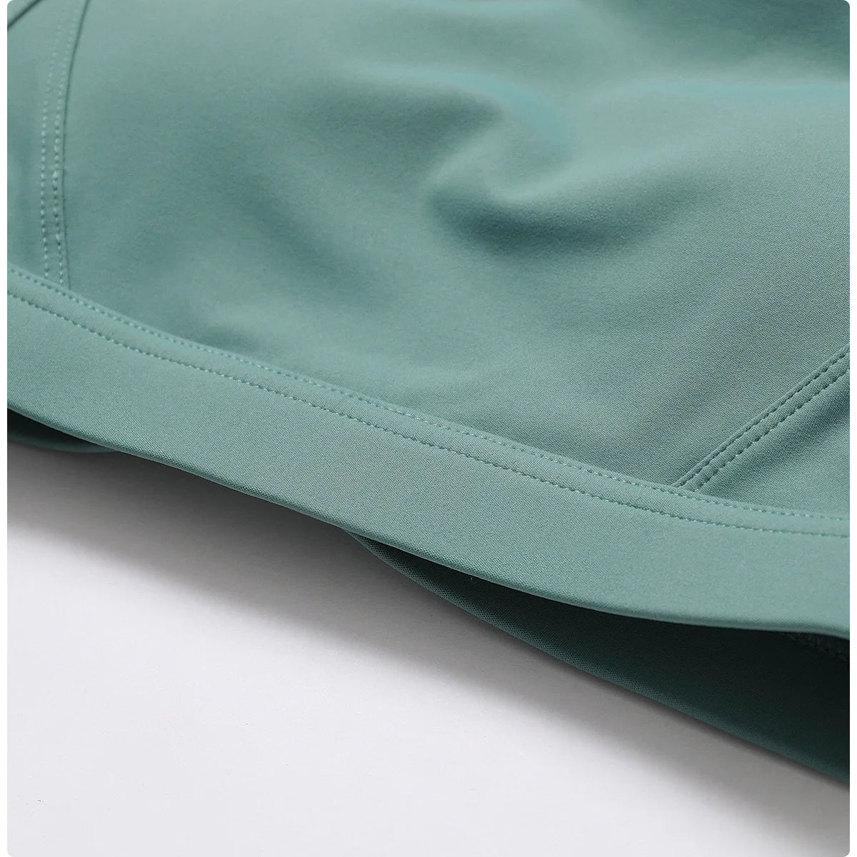 Bravellea Crossed Shoulder Strap Sports Bra - Summer Yoga Running Top
