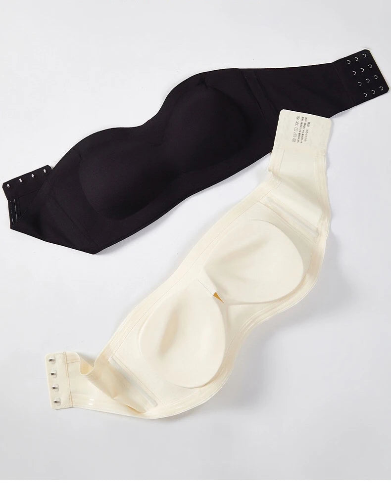 Bravellea Strapless Adhesive Bra Set - Push-Up Non-Slip Invisible 2pcs
